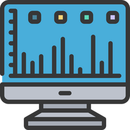 Gráfico de análise  Ícone