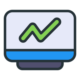 Desktop Graph  Icon