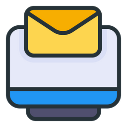 Desktop Email  Icon