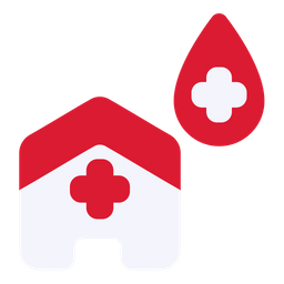 Blood Home Donation  Icon