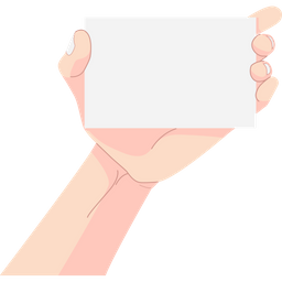 Placard Holding Hand  Icon