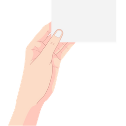 Placard Holding Hand  Icon