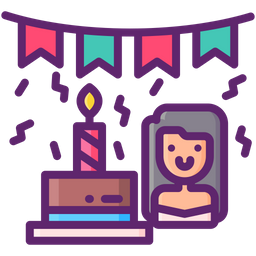 Adult Birthday Party  Icon