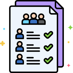 Attendee List  Icon