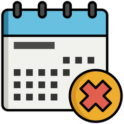 Cancel Date  Icon