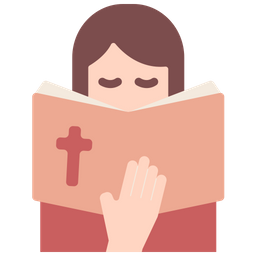 Reading bible  Icon