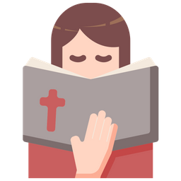 Reading bible  Icon