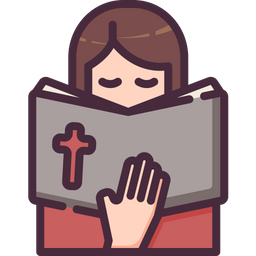 Reading bible  Icon