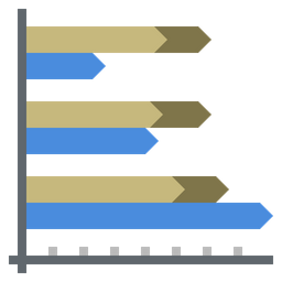 Horizontal bar  Icon