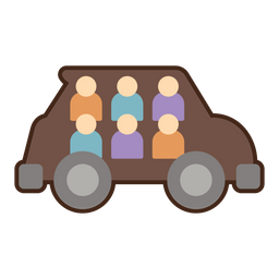 Carpooling  Icon