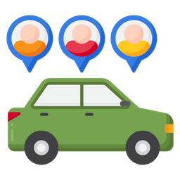 Carpooling  Icon