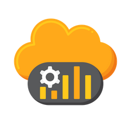 Cloud Analytics  Icon