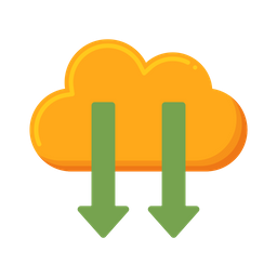 Cloud Download  Icon