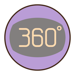 360 Degrees  Icon