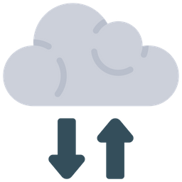 Cloud Data  Icon