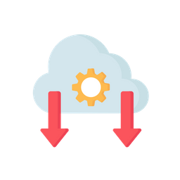 Cloud Download Setting  Icon