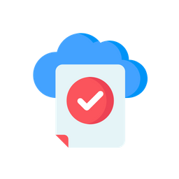 Cloud Document  Icon