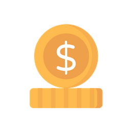 Dollar Coins  Icon