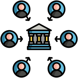 Centralized Finance Cefi  Icon