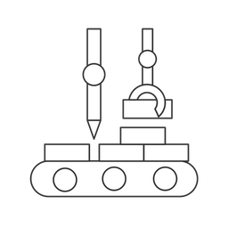 Ziegelproduktion  Symbol