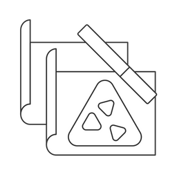 Zigarettenpapier  Symbol