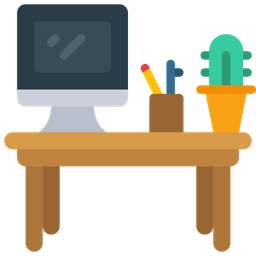 Computer Desk  Icon