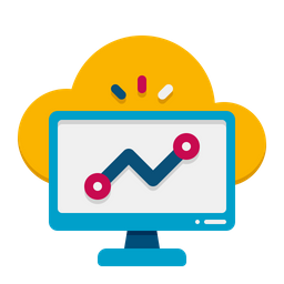 Cloud Analytics  Icon