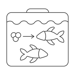 Fish hatchery  Symbol