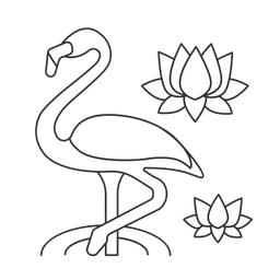 Flamingos  Icon