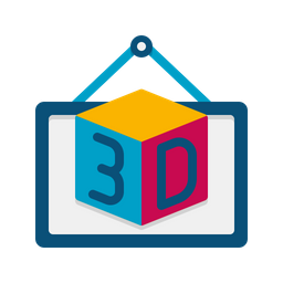 3 D Image  Icon