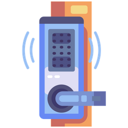 Digital handle door  Icon