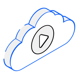 Cloud Video  Icon