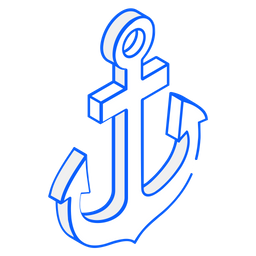 Boat Stopper Ship Anchor Nautical Tool Icon