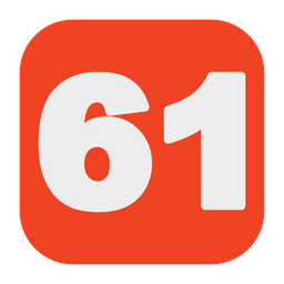 61 Number  Icon