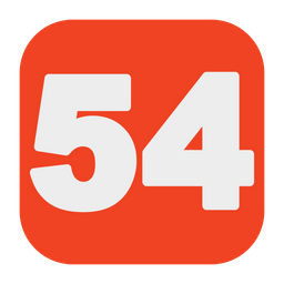 Número 54  Ícone