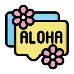 Aloha Message  Icon