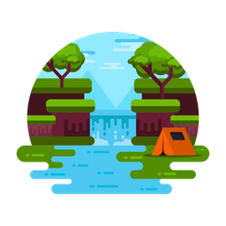 Camping Water  Icon