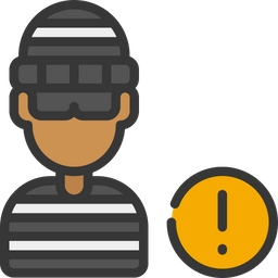 Burglar Alert  Icon