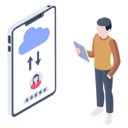 Cloud Data  Icon