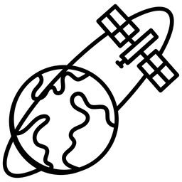 Erdsatellit  Symbol