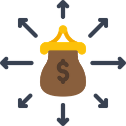 Dirección del dólar  Icono