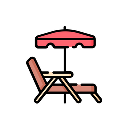 Beach ambarella  Icon