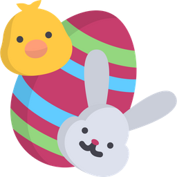 Colorfull egg  Icon