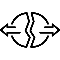 Geteilt  Symbol