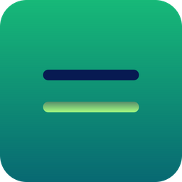 Equal sign  Icon