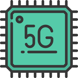 Chip 5G  Ícone