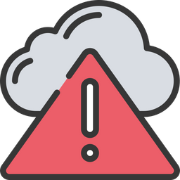 Cloud Alert  Icon