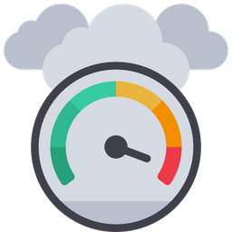 Cloud Performance  Icon