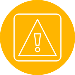 Caution sign  Icon