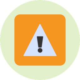 Caution sign  Icon